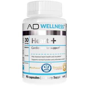 Project AD Heart+™ with CoQ10, Hawthorn Berry and D3 - 90 Capsules |